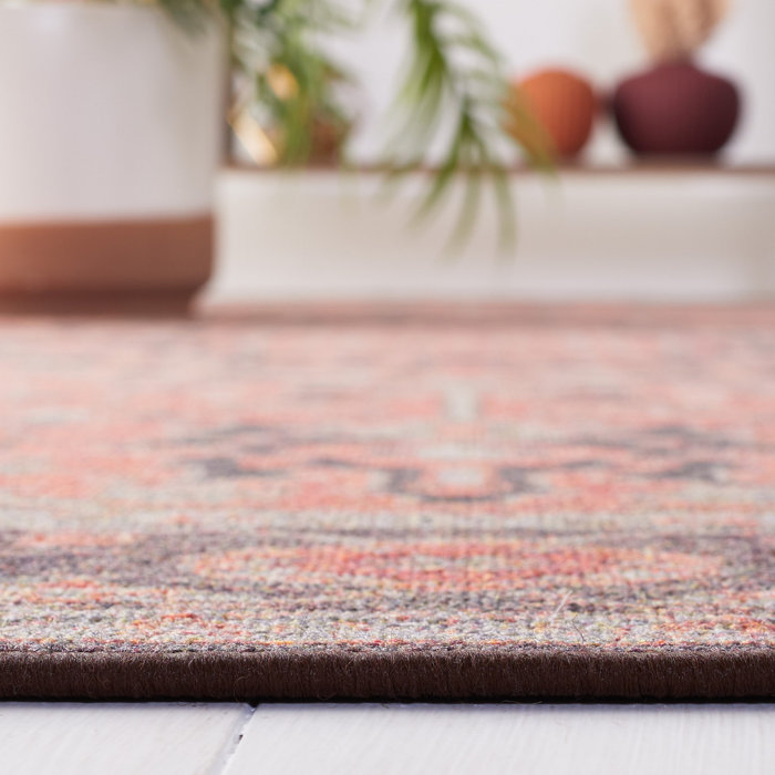 Mistana™ Adalia Performance Red Machine Washable Rug & Reviews Wayfair
